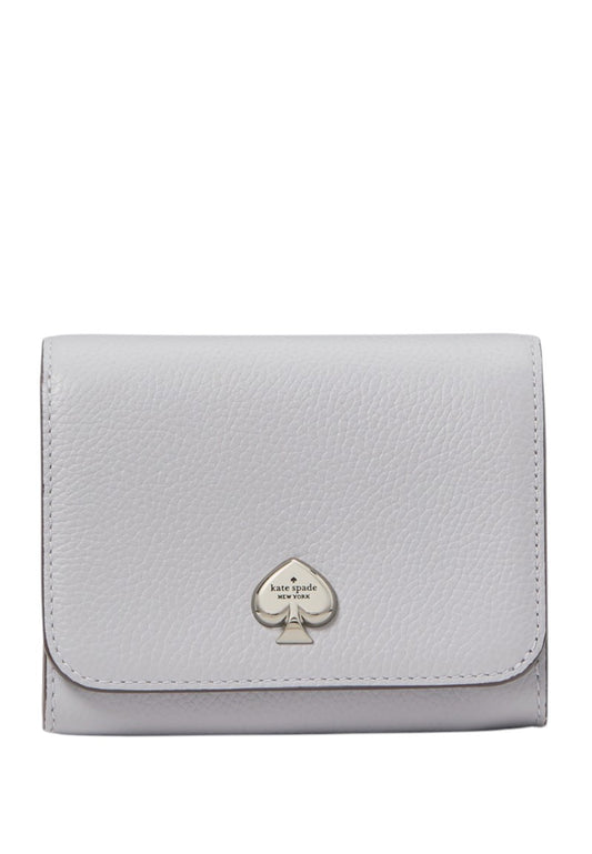 Kate Spade Kayla Small L-Zip Wallet - Mountain- Grey