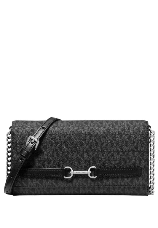 Michael Kors Carson Large Signature Logo Convertible Crossbody Bag - Black