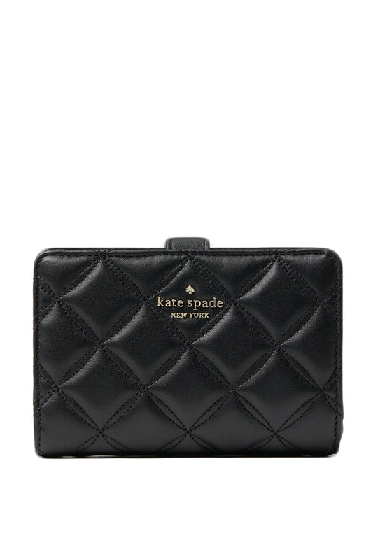 Kate Spade Natalia Medium Compact Bifold Wallet - Black
