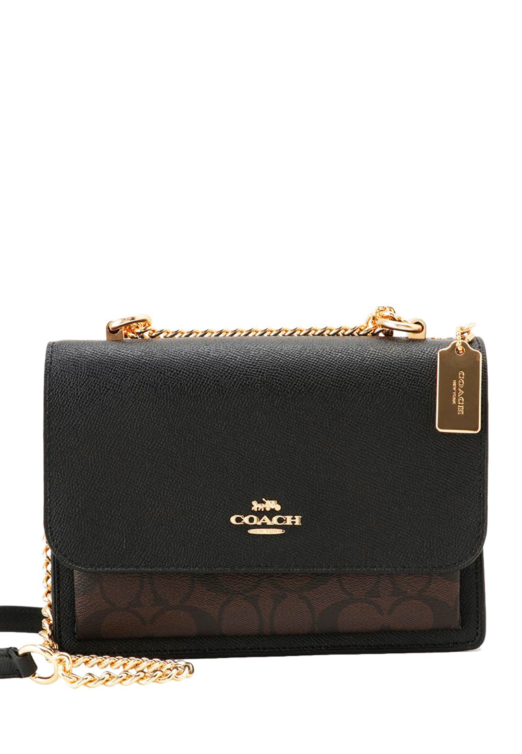 Coach Klare Crossbody In Signature Canvas - Dark Brown