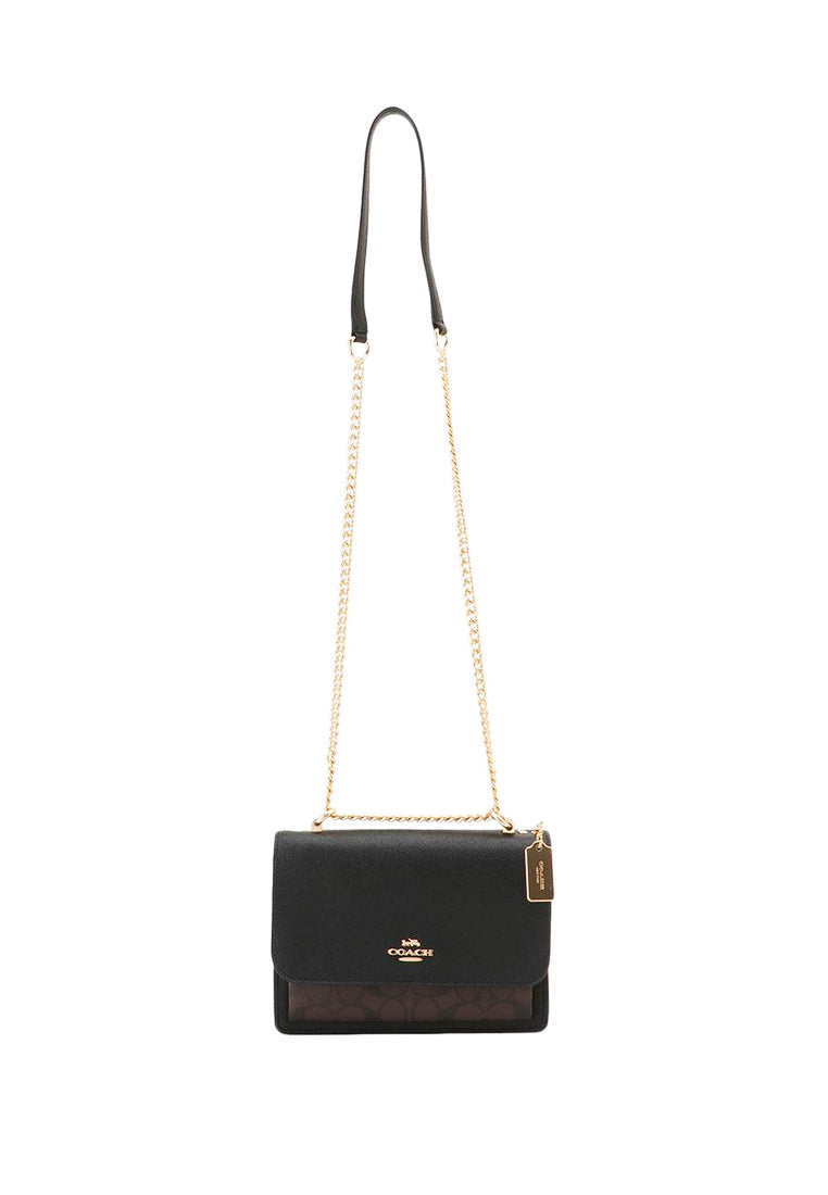 Coach Klare Crossbody In Signature Canvas - Dark Brown