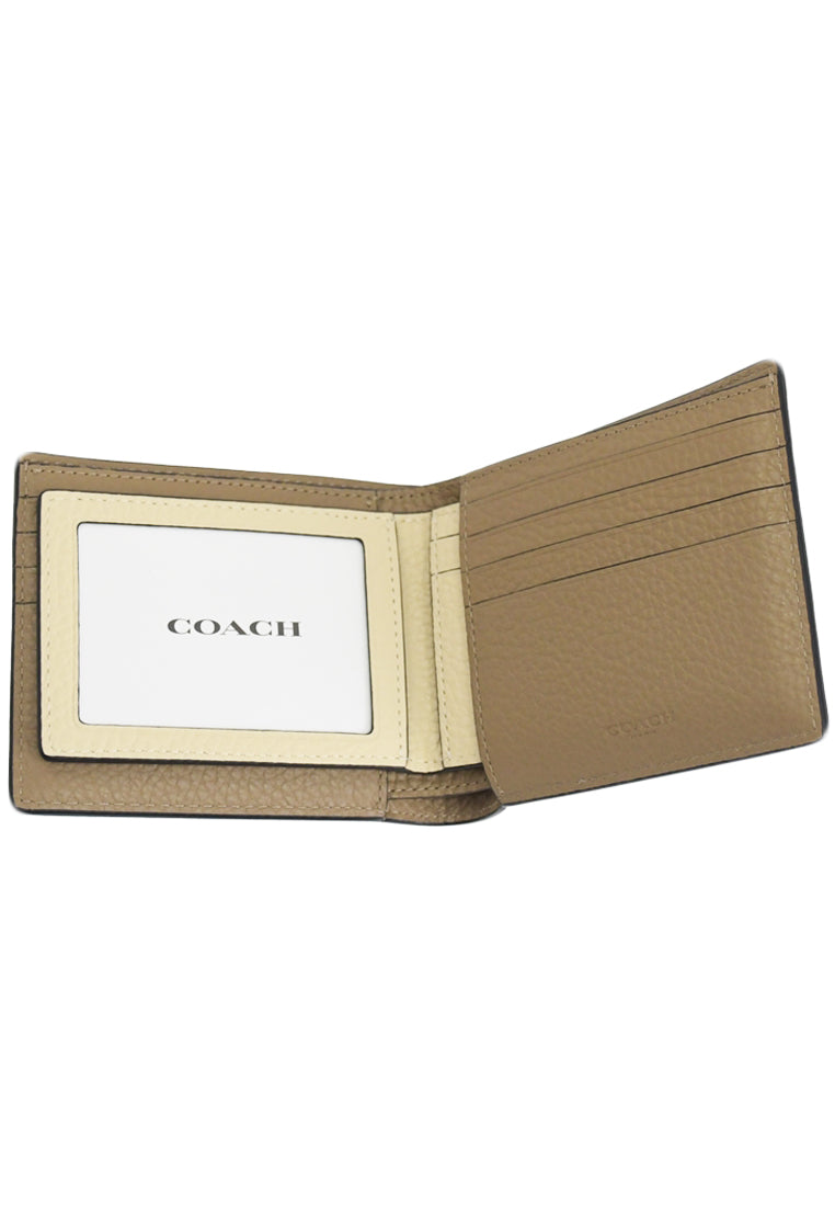 Coach Mens 3-In-1 Wallet In Colorblock With Horse And Carriage - Olive