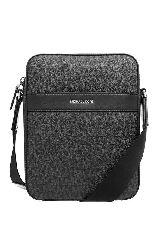 Michael Kors Mens Cooper Crossbody Flight Bag - Black