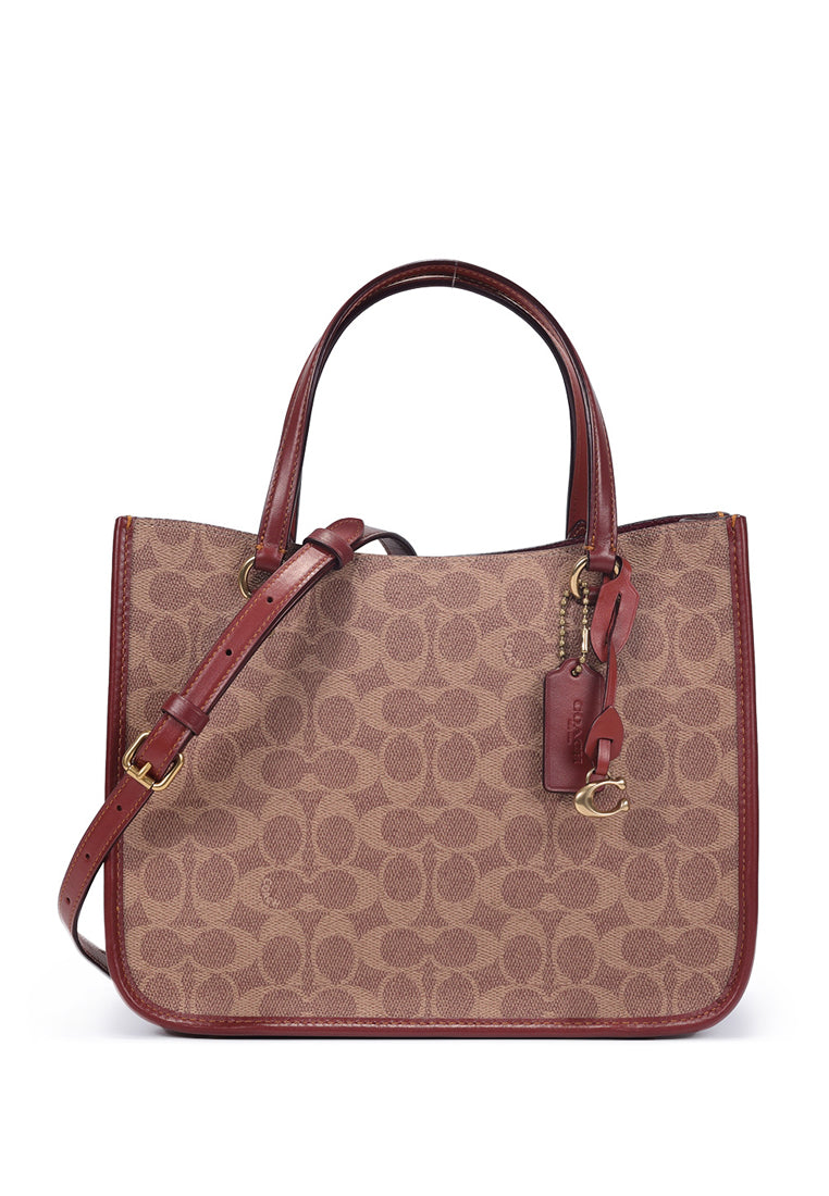 Coach Tyler Carryall 28 In Signature Canvas - Brown