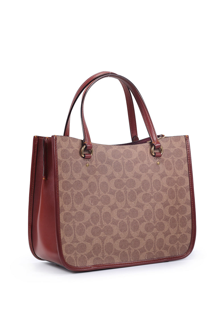 Coach Tyler Carryall 28 In Signature Canvas - Brown