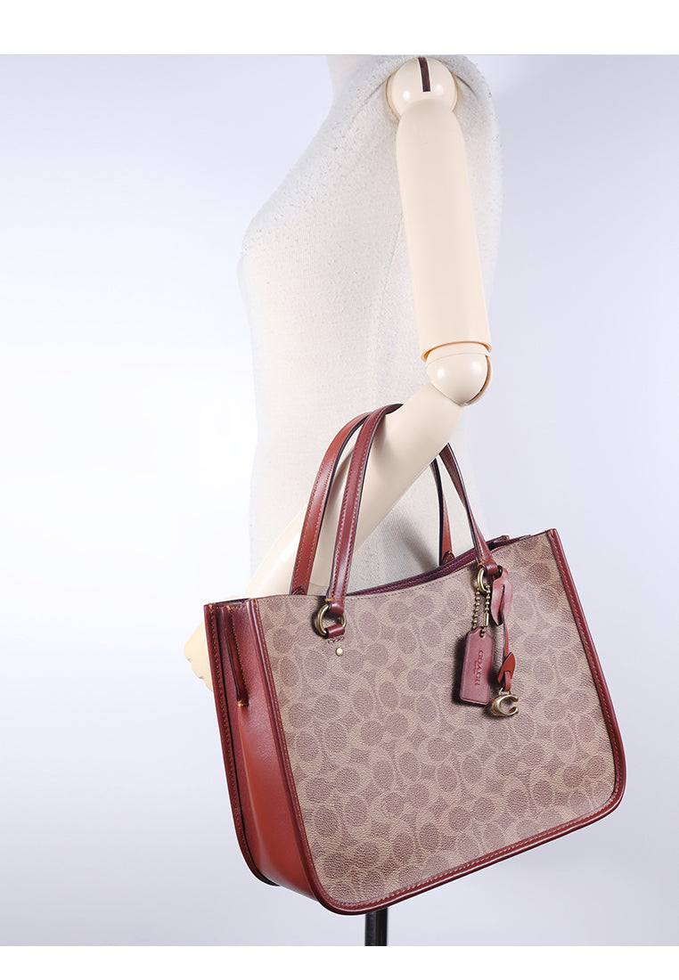 Coach Tyler Carryall 28 In Signature Canvas - Brown