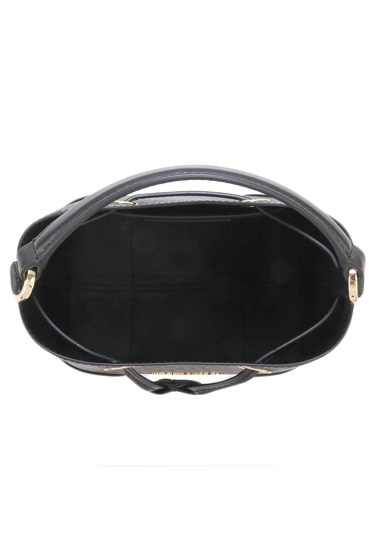 Michael Kors Mercer Small Logo Signature Bucket Bag - Black
