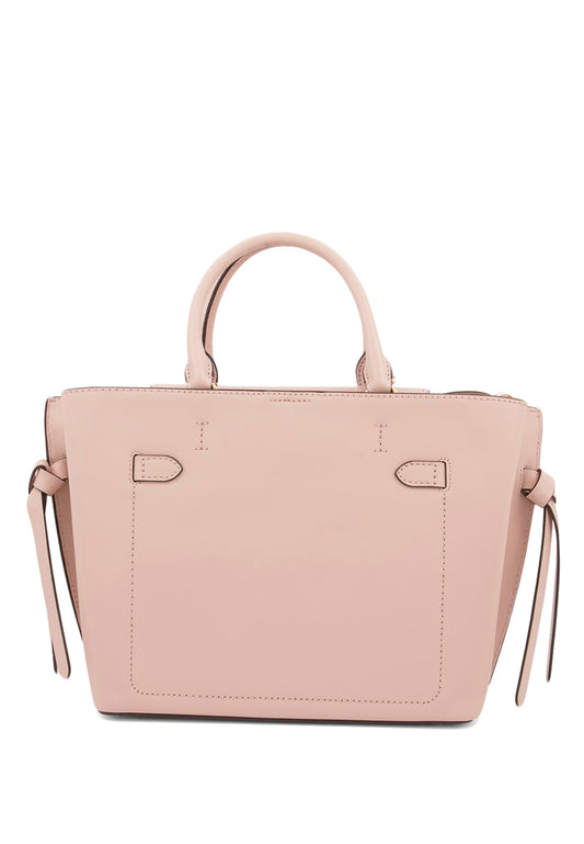 Michael Kors Hamilton Legacy Small Leather Belted Satchel - Soft Pink