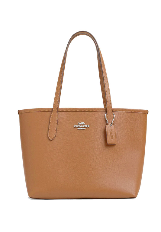 Coach Small City Tote Bag - Light Brown