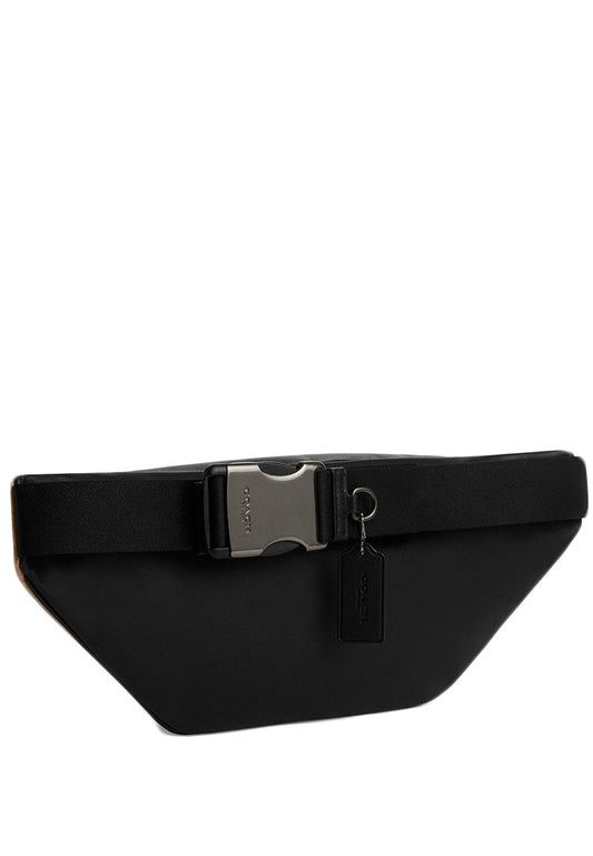 Coach Mens Racer Belt Bag In Signature - Brown/Black