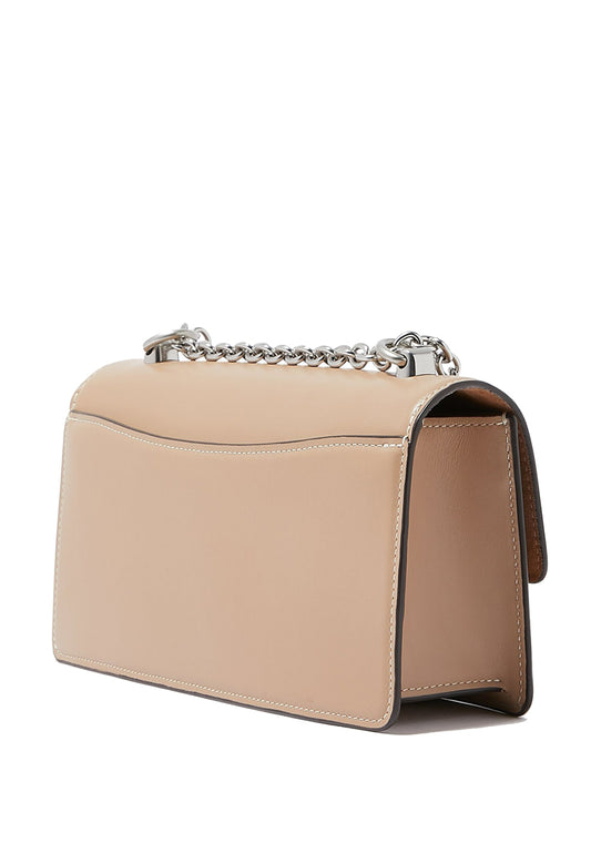 Coach Eliza Flap Crossbody Bag - Beige