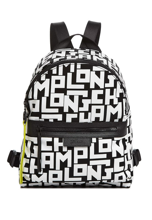 Longchamp Le Pliage LGP Backpack - White/Black