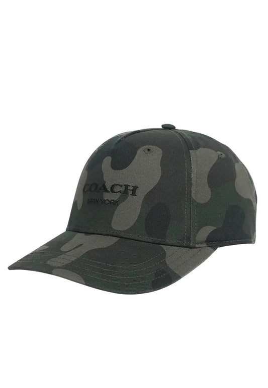 Coach Embroidered Baseball Hat - Classic Camo