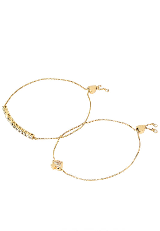 Kate Spade Everyday Spade Slider Bracelet Set - Gold