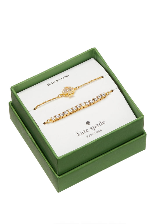 Kate Spade Everyday Spade Slider Bracelet Set - Gold