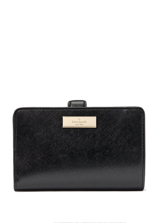Kate Spade Kenzie Boxed Medium Compact Wallet - Black