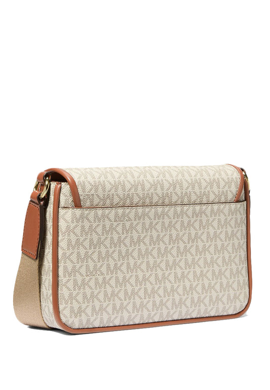 Michael Kors Bradshaw Medium Pocket Messenger - Vanilla