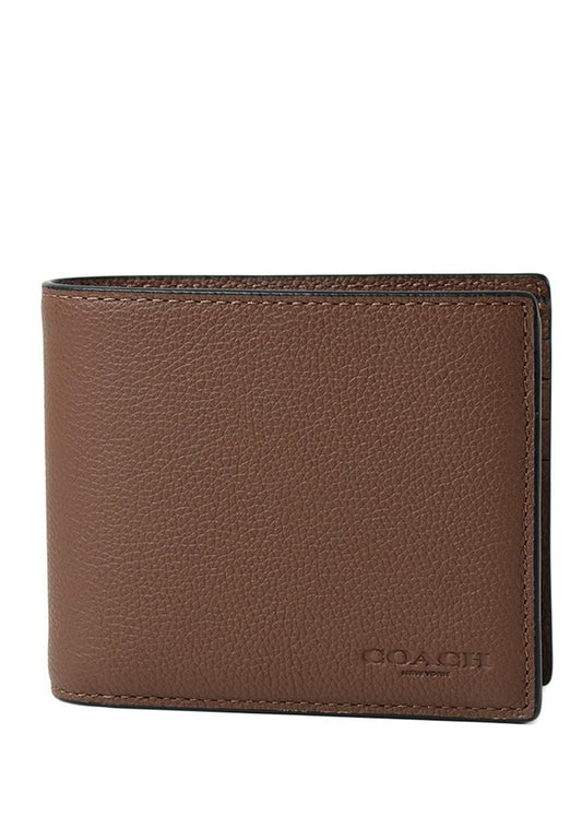 Coach Men 3 In 1 Wallet - Dark Saddle