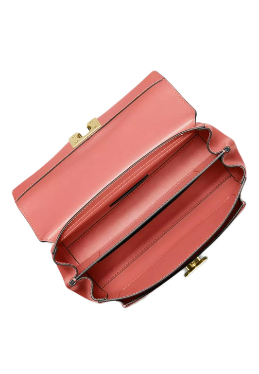 Michael Kors Lita Medium Leather Crossbody Bag - Pink