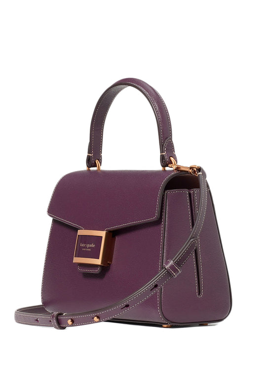 Kate Spade Katy Small Top-handle Bag - Deep Purple