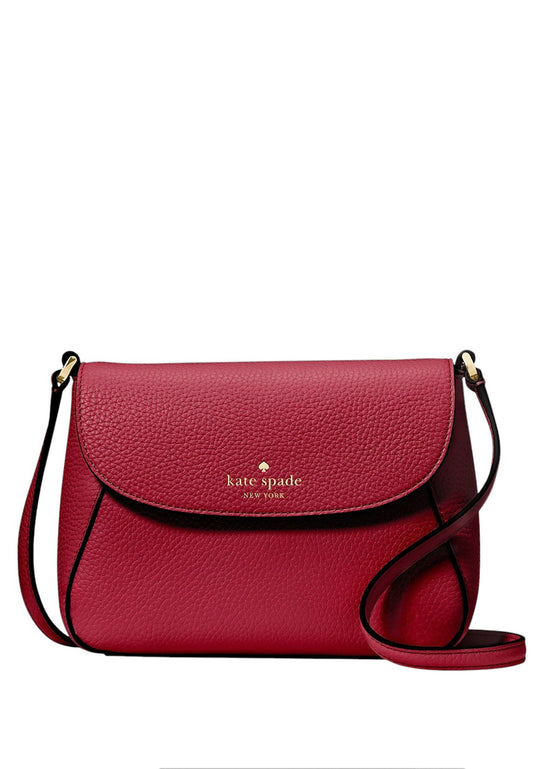 Kate Spade Monica Small Flap Crossbody - Red Jam
