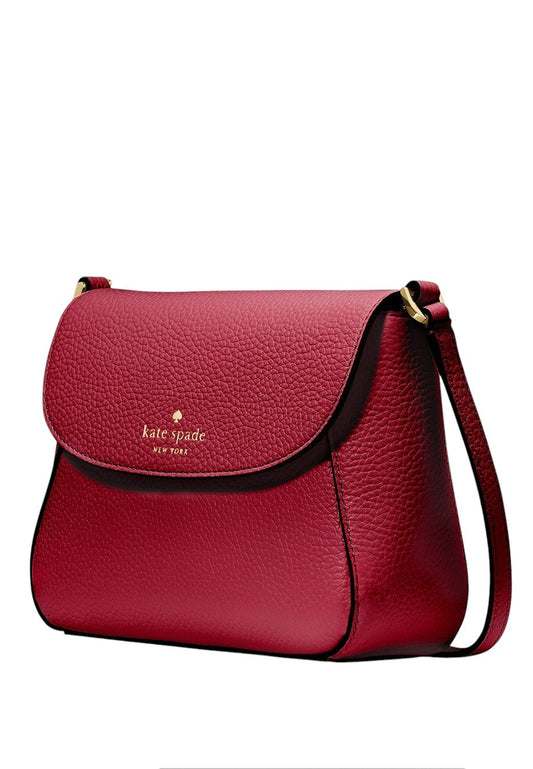Kate Spade Monica Small Flap Crossbody - Red Jam