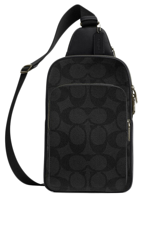 Coach Mens Ethan Pack Crossbody Bag - Charcoal Black
