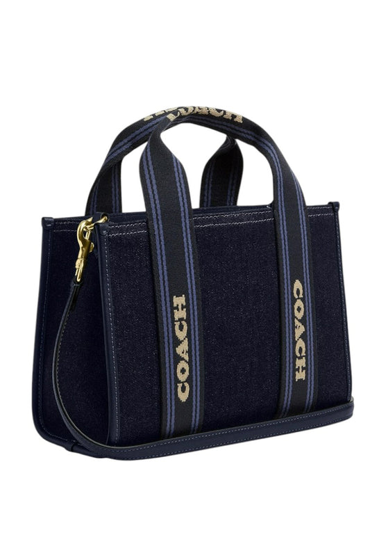 Coach Smith Tote Bag 24 In Regenerative Cotton - Denim/Multi