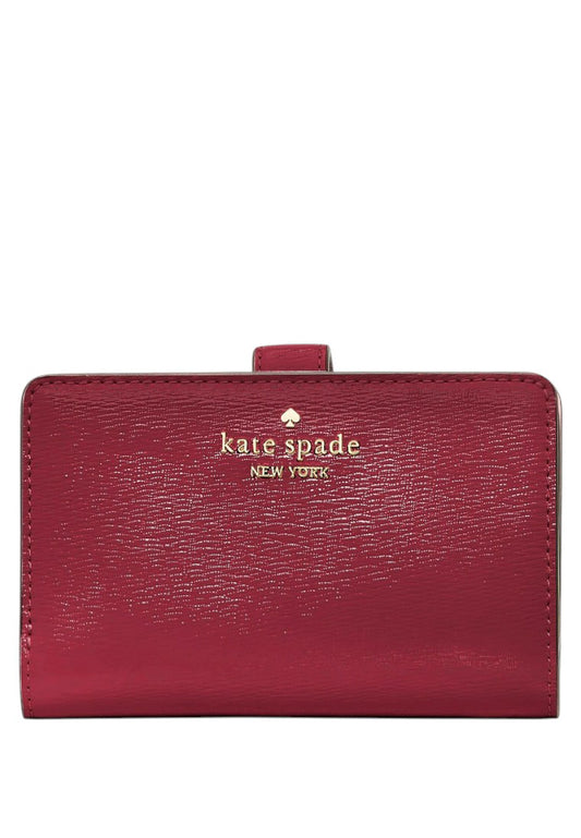 Kate Spade Madison Medium Bifold Wallet - Red Jam