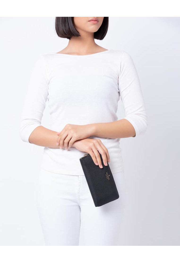Kate Spade Jackson Large Continental Wallet - Black
