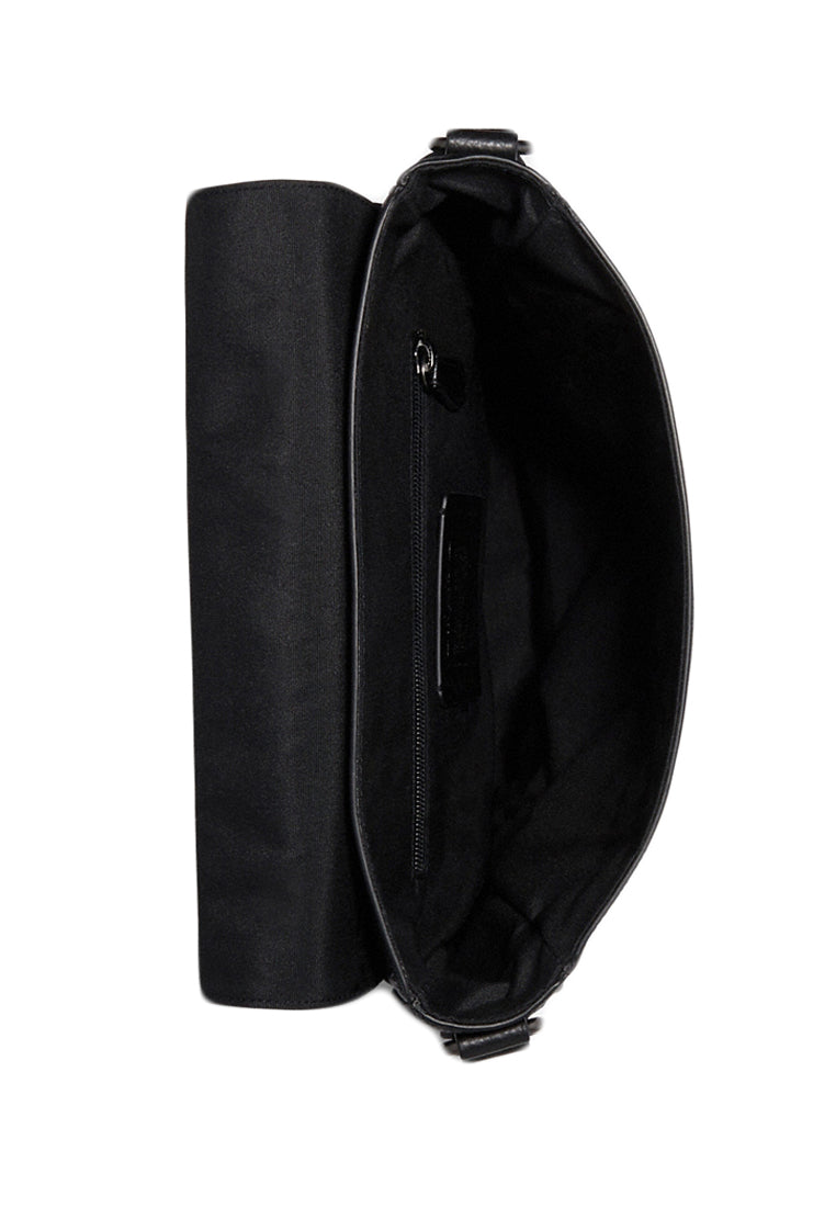 Coach Mens Houston Map Messenger Bag - Black
