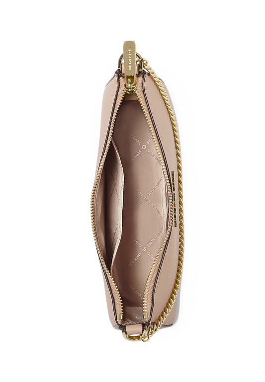 Michael Kors Jet Set Medium Saffiano Leather Crossbody Bag - Buff