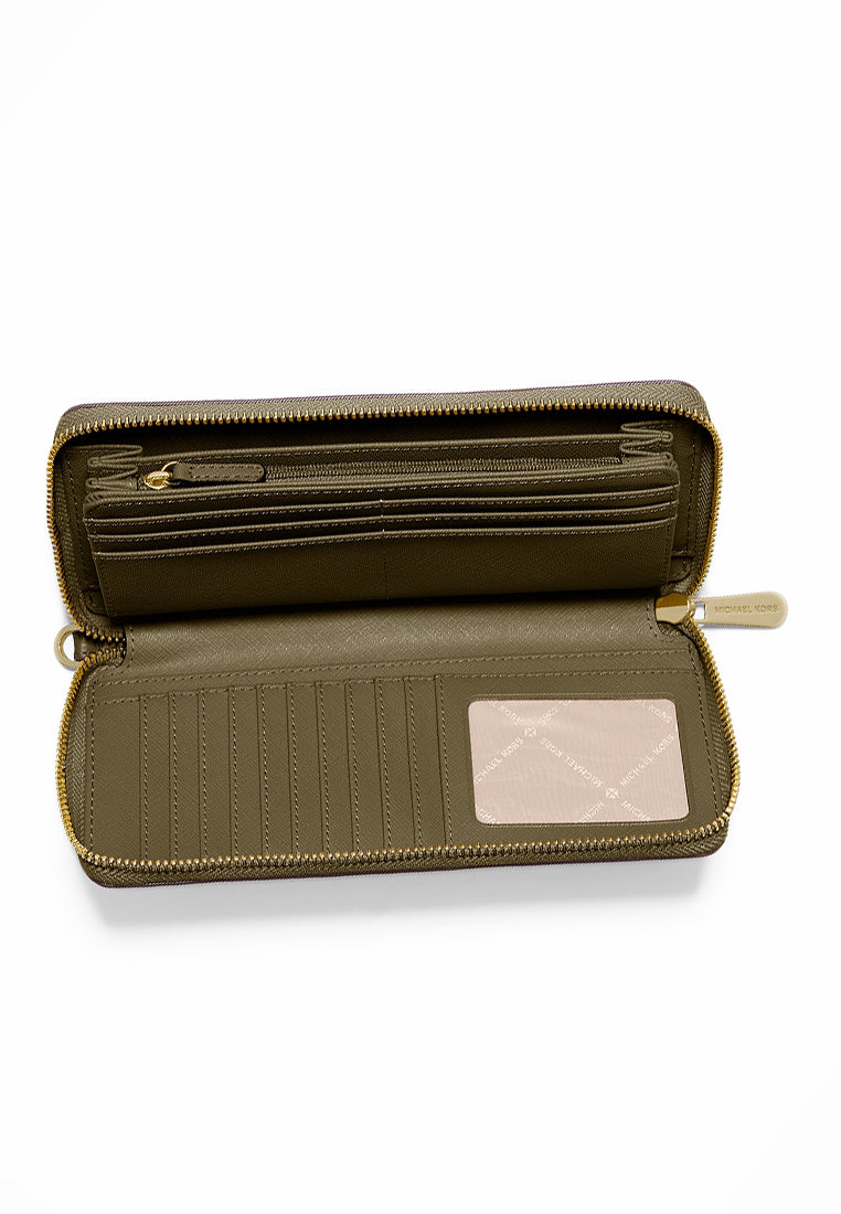 Michael Kors Jet Set Travel Large Pebbled Leather Wristlet - Duffle