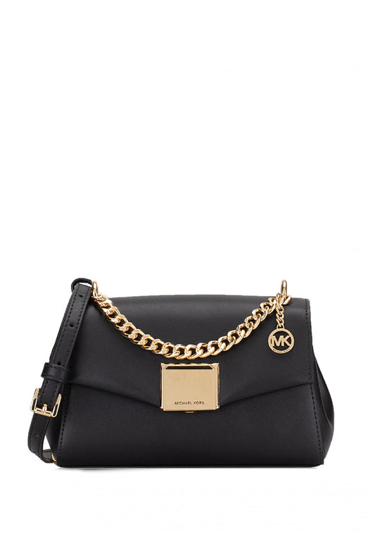 Michael Kors Lita Small Leather Crossbody Bag - Black