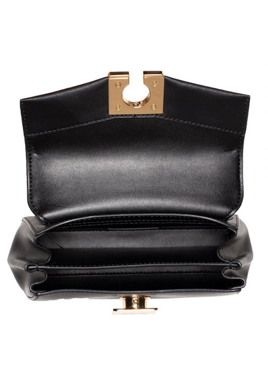 Michael Kors Lita Small Leather Crossbody Bag - Black