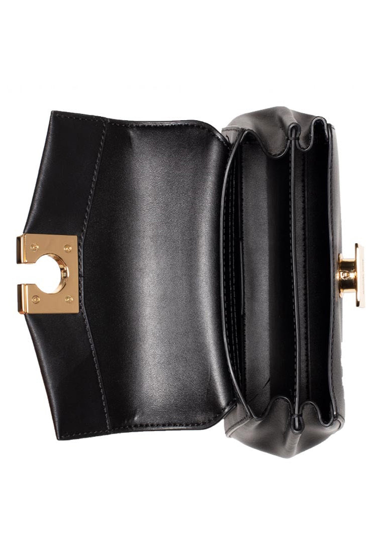 Michael Kors Lita Small Leather Crossbody Bag - Black