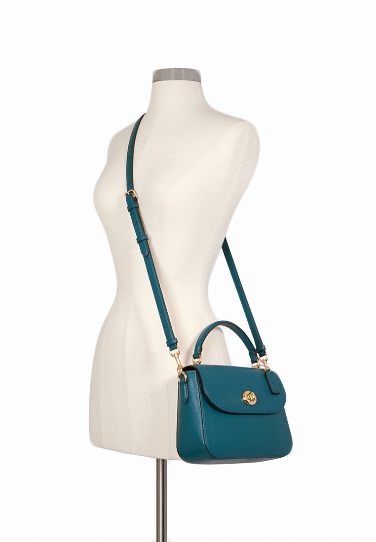 Coach Marlie Top Handle Satchel - Teal