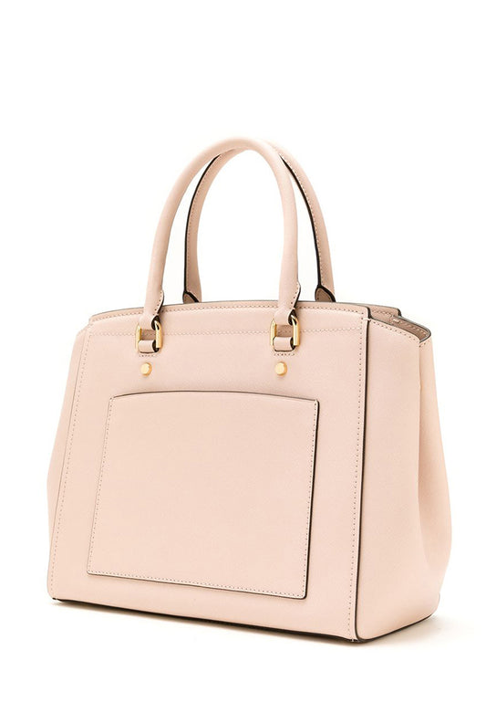 Michael Kors Park Large Leather Satchel - Soft Pink