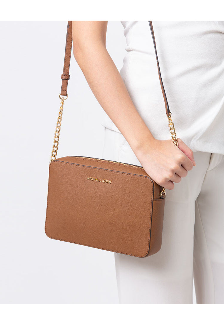 Michael Kors Jet Set Item Large East West Crossbody Bag - Brown