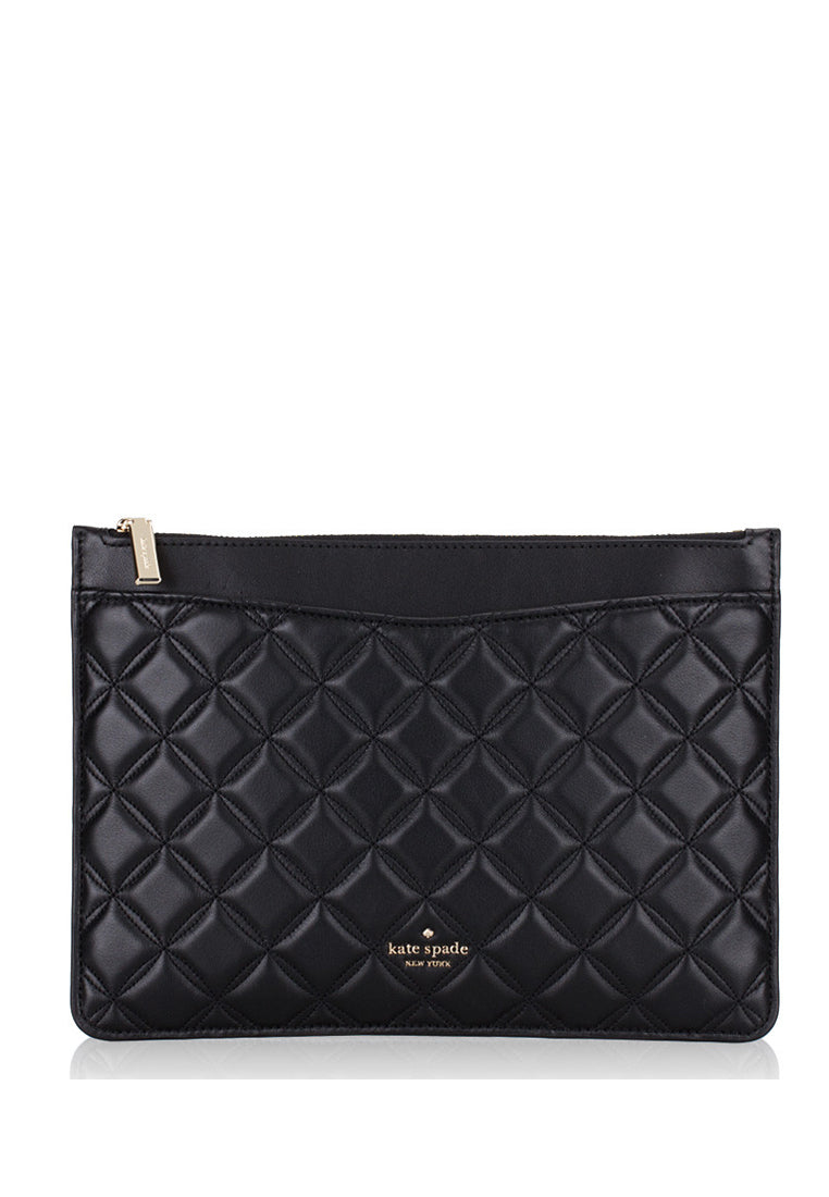 Kate Spade Natalia Large Zip Pouch/Clutch - Black