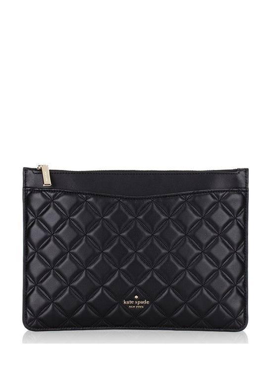 Kate Spade Natalia Large Zip Pouch/Clutch - Black