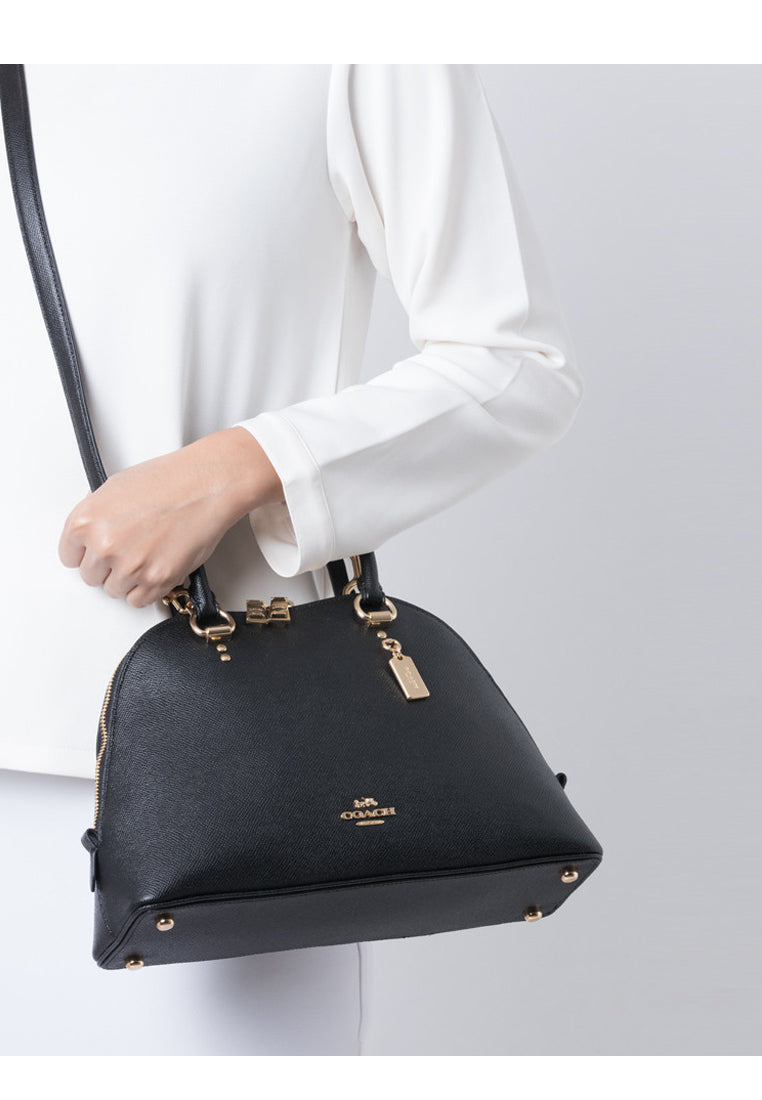 Coach Katy Satchel Bag - Black