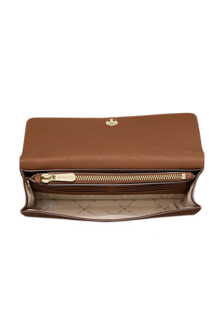 Michael Kors Saffiano Leather 3-In-1 Crossbody Bag - Brown