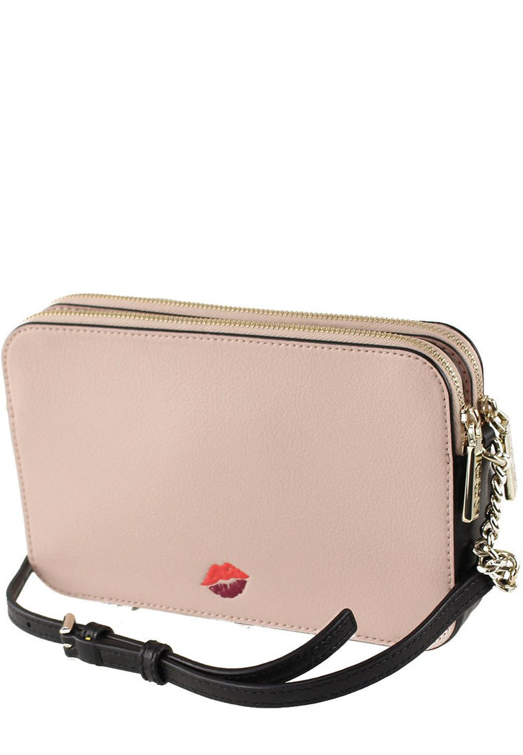 Kate Spade Disney Minnie Mouse Double Zip Crossbody Bag Pale Vallum