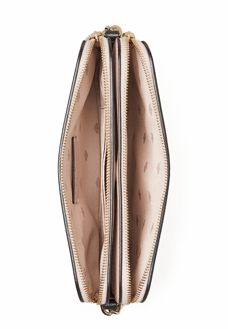 Kate Spade Disney Minnie Mouse Double Zip Crossbody Bag Pale Vallum