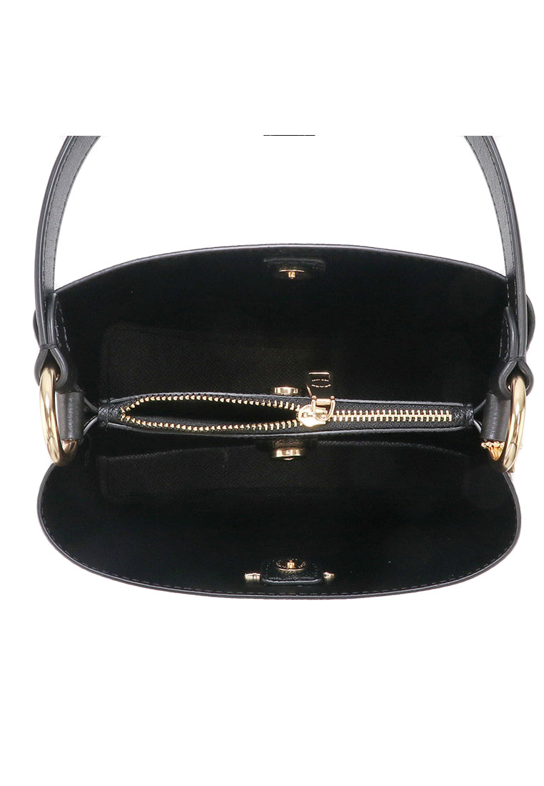 Coach Small Town Bucket Bag In Signature Canvas - Dark Brown