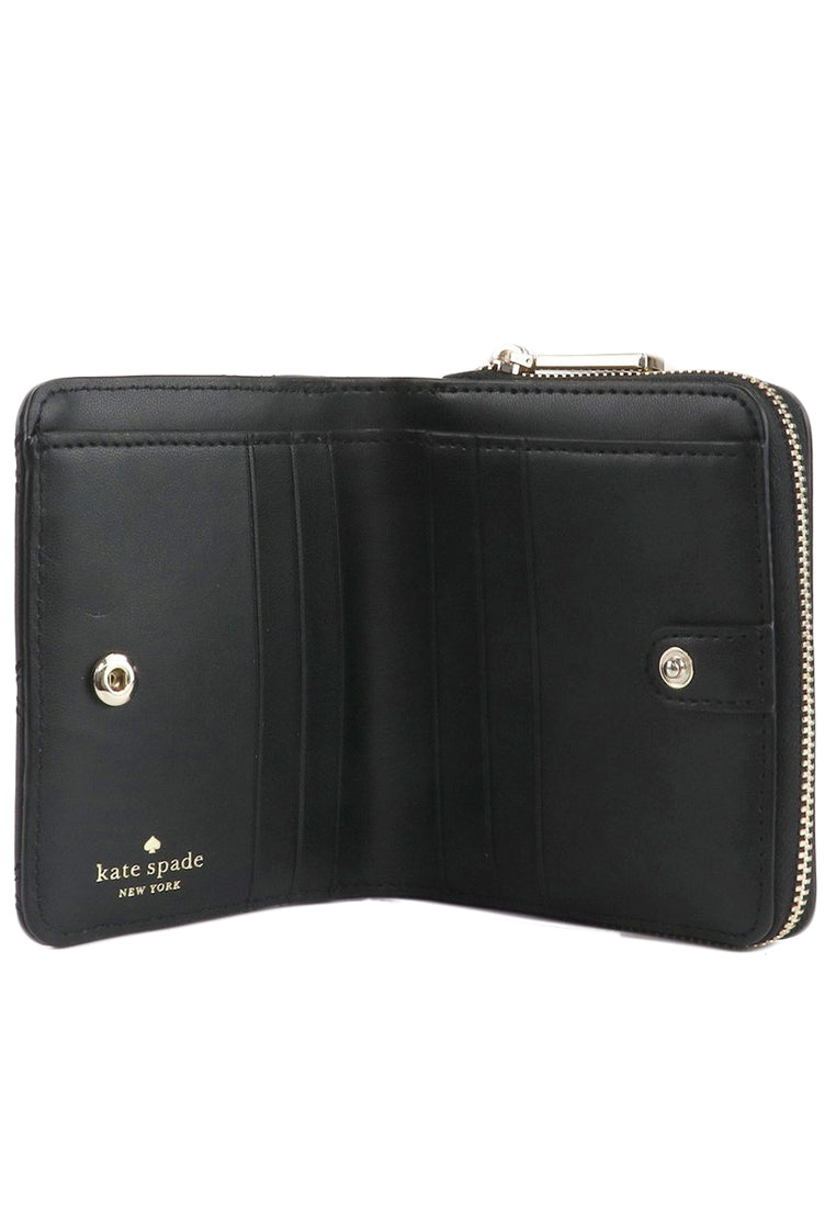 Kate Spade Natalia Small Zip Around Wallet - Black