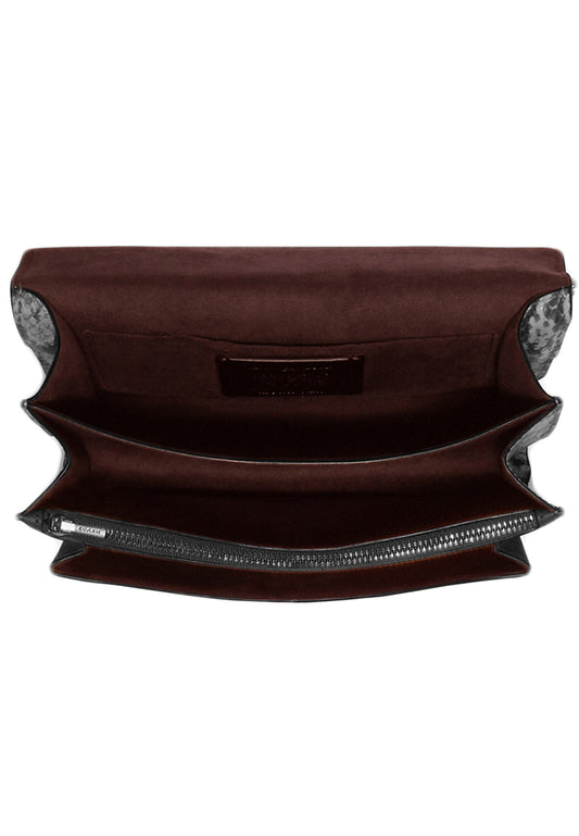 Coach Klare Crossbody In Signature Canvas With Rivets - Black