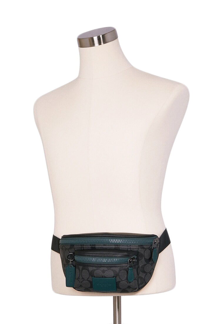 westway belt bag in colorblock signature canvas with coach patch