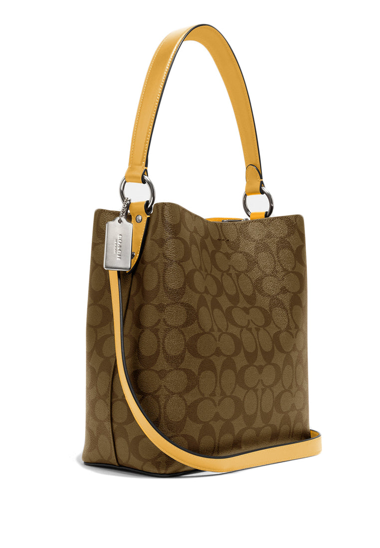 Coach Town Bucket Bag In Signature Canvas - Brown/Honeycomb